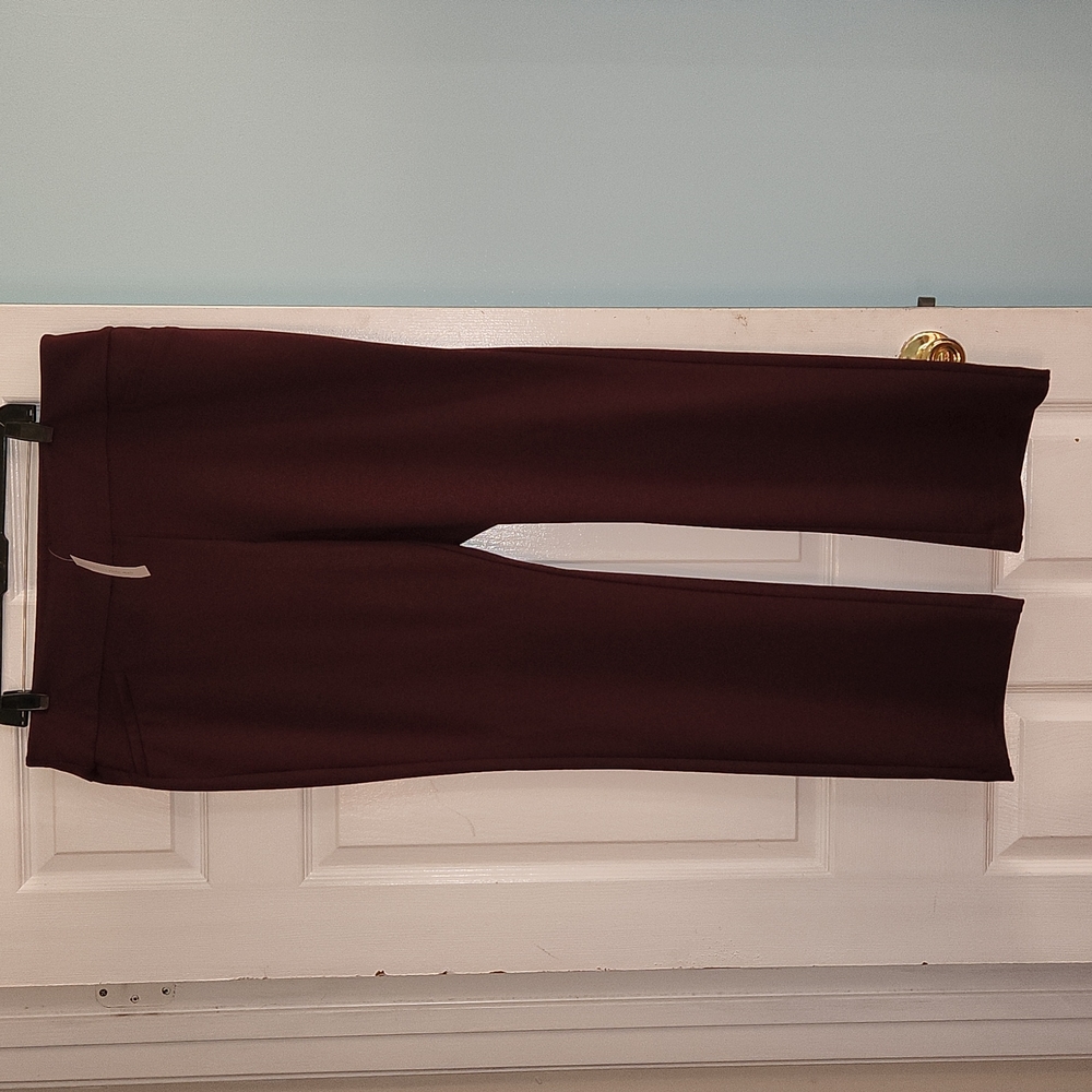 New York and Company  burgundy  casual pull on pants
